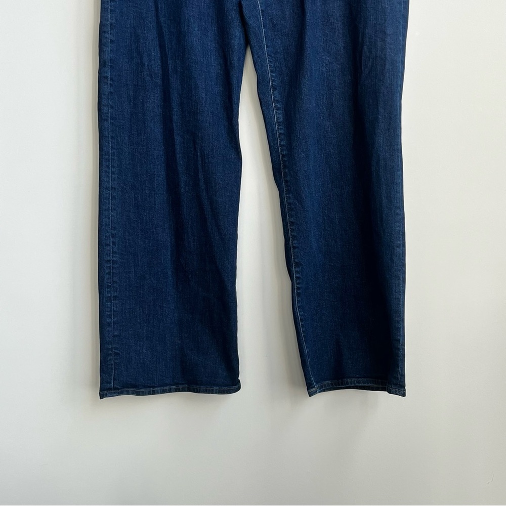 J Crew Factory Full Length Slim Wide Leg Sailor Jeans 35 Tall Premium Edition - Picture 7 of 15